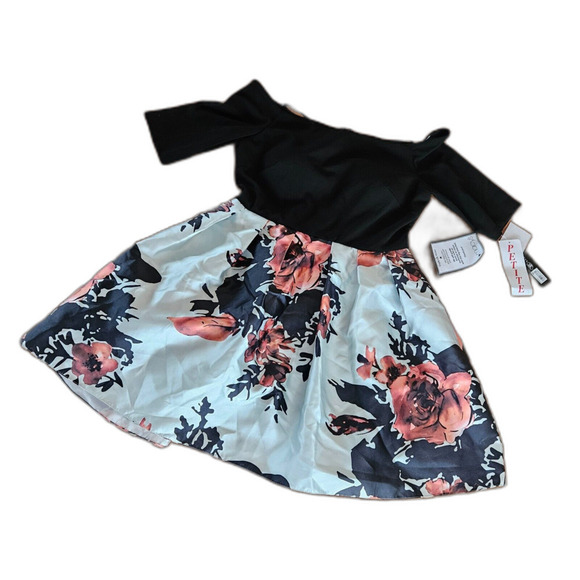 BETSY & ADAM Womens 3/4 Sleeve Off Shoulder Short Cocktail Fit + Flare D… - Picture 1 of 8